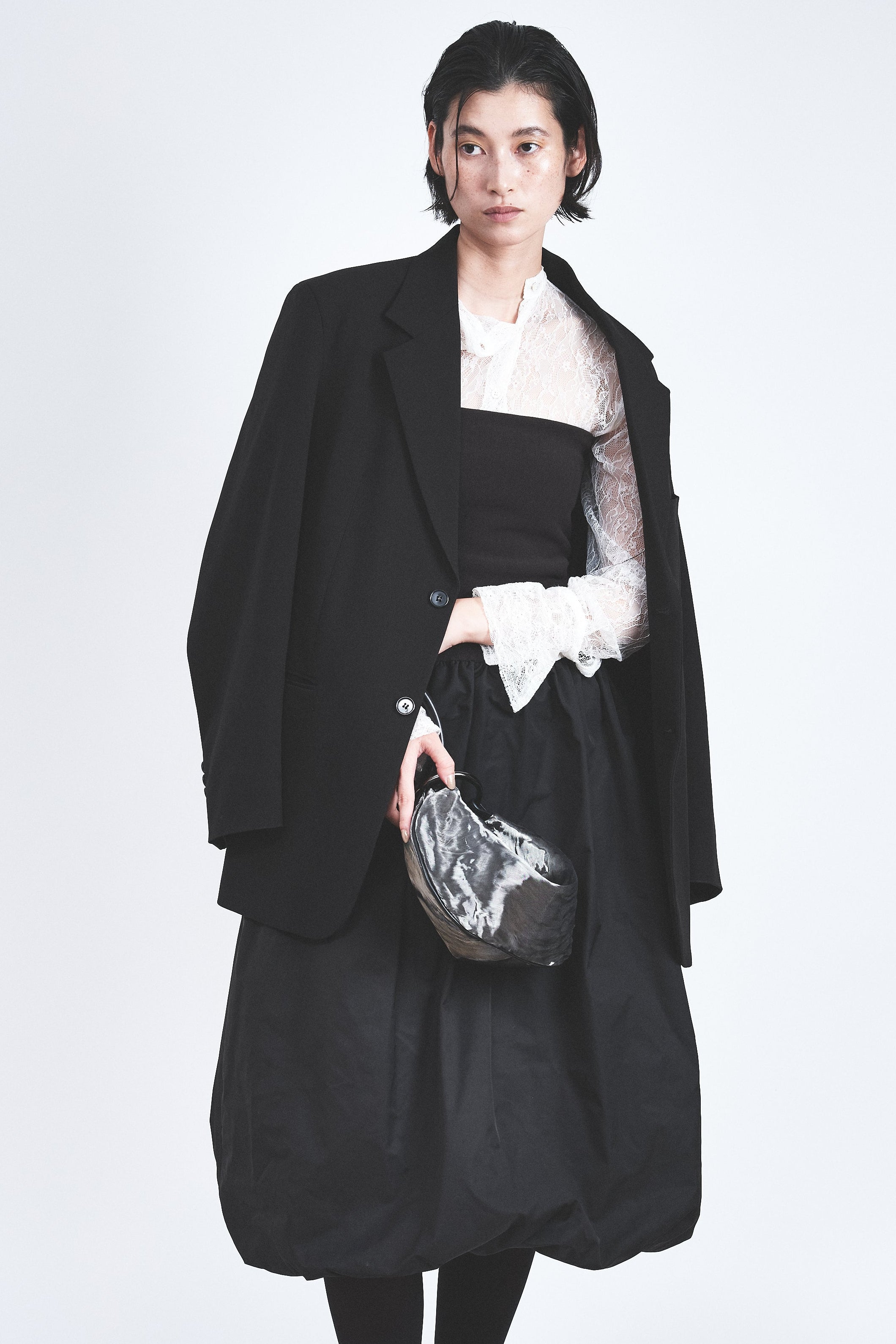 Tunari 2way Bag Small -Suin Silk
