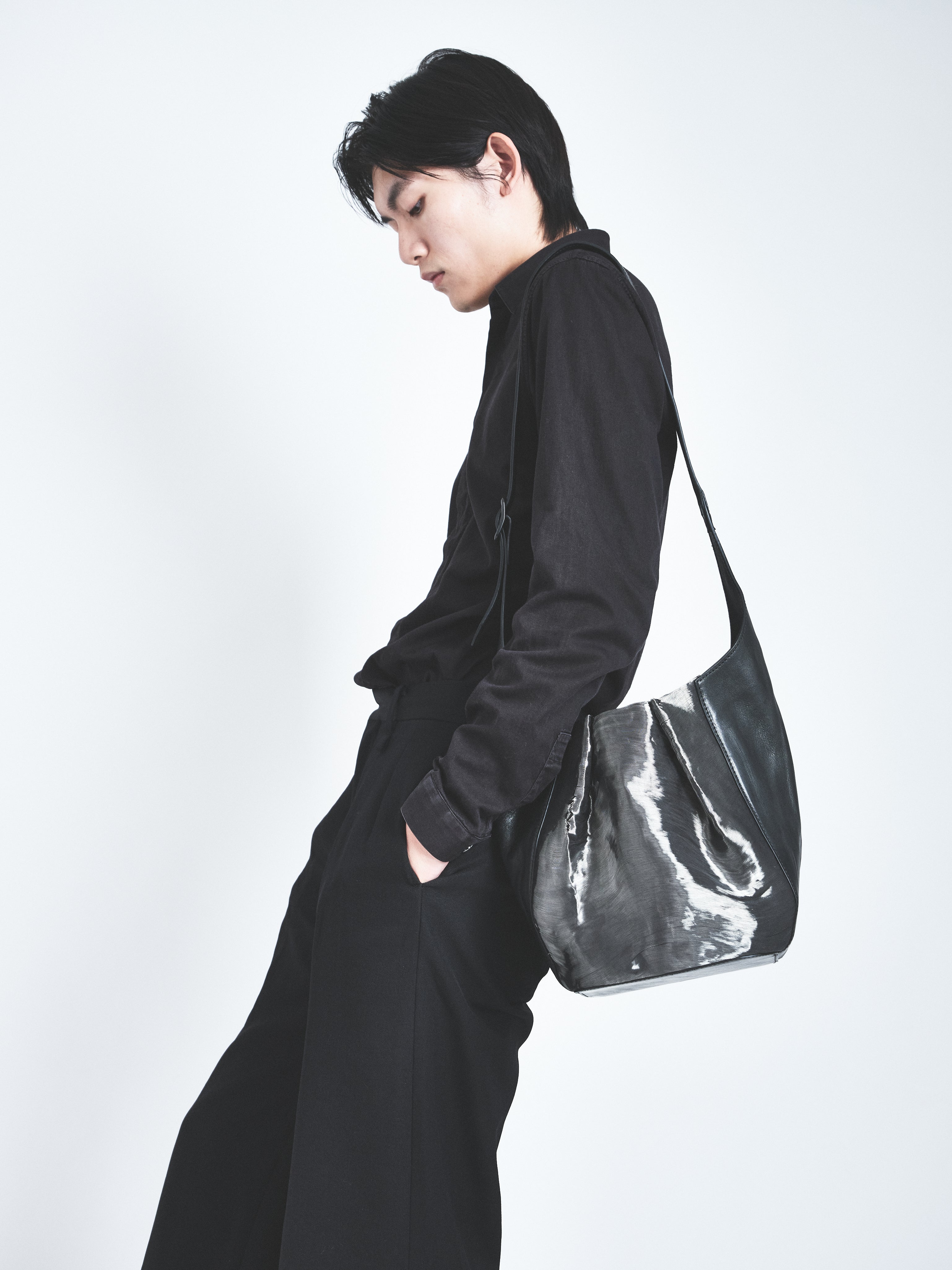 Tatemu Shoulder Bag -Suin Silk