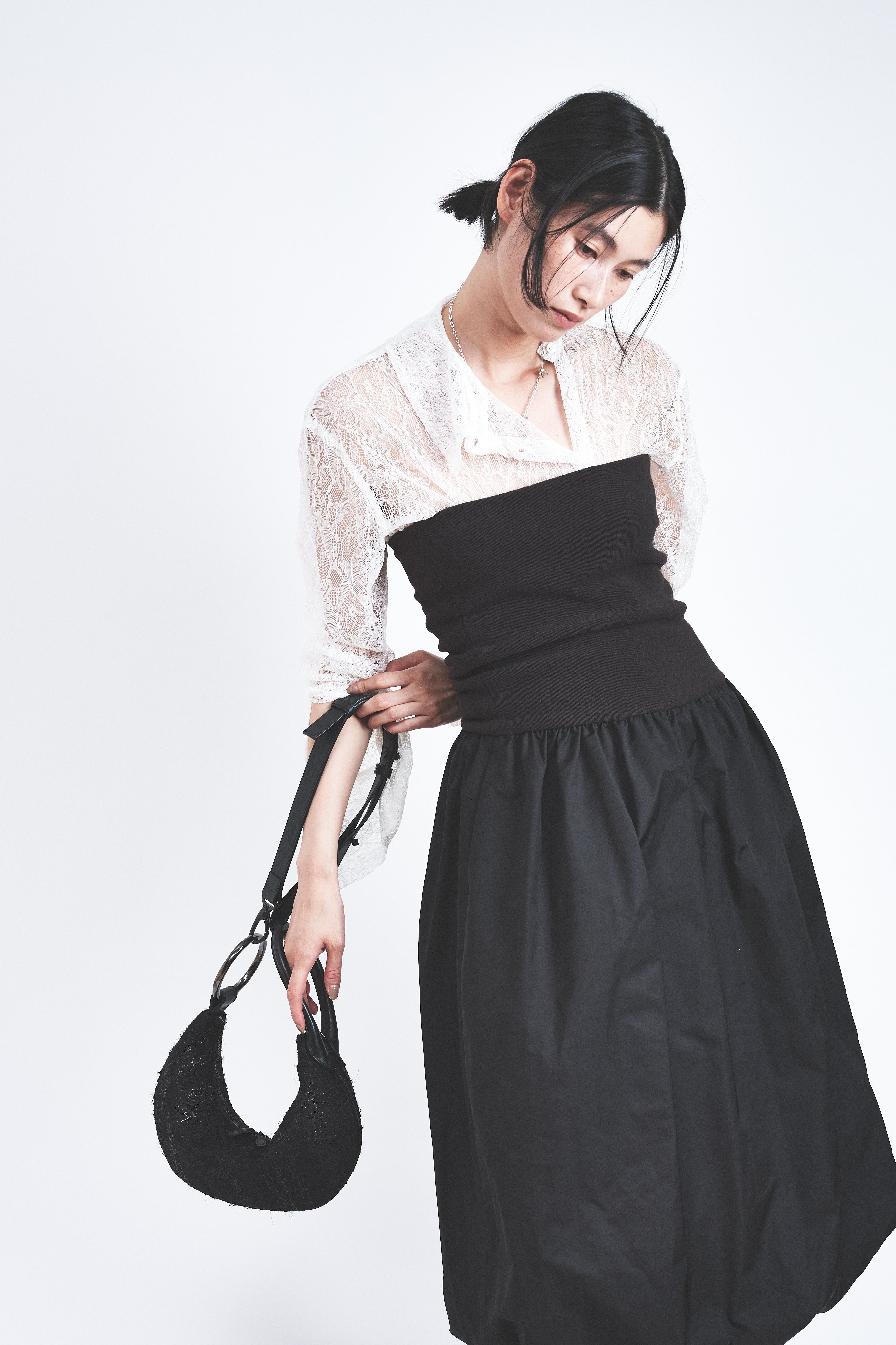 Tunari 2way Bag Small -Her Silk Tweed